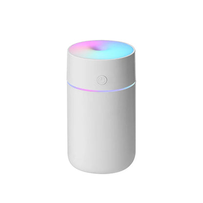 230ML Wireless Portable Humidifier – USB Rechargeable Mini Aroma Diffuser with Colorful Lights for Home & Car