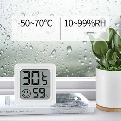Mini LCD Thermometer Hygrometer – Indoor Temperature & Humidity Meter Sensor for Home or Office