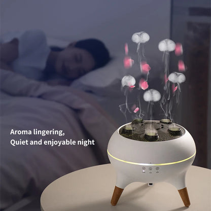 250ML Jellyfish Aroma Diffuser – Ultrasonic Humidifier with Aromatherapy & Remote Control