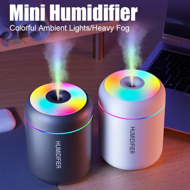 180ML Mini USB Aroma Diffuser – Portable Air Humidifier & Night Light