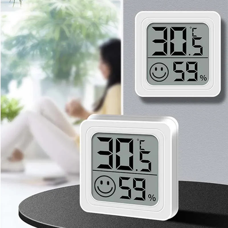 Mini LCD Thermometer Hygrometer – Indoor Temperature & Humidity Meter Sensor for Home or Office