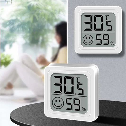 Mini LCD Thermometer Hygrometer – Indoor Temperature & Humidity Meter Sensor for Home or Office