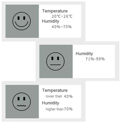 Mini LCD Thermometer Hygrometer – Indoor Temperature & Humidity Meter Sensor for Home or Office