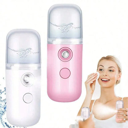 30ML Mini Wireless Nano Mist Sprayer – Portable Rechargeable Face & Air Humidifier