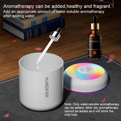 180ML Mini USB Aroma Diffuser – Portable Air Humidifier & Night Light