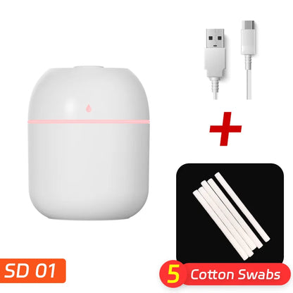 220ML Water Drop USB Humidifier – Portable Silent Air Diffuser for Home & Office