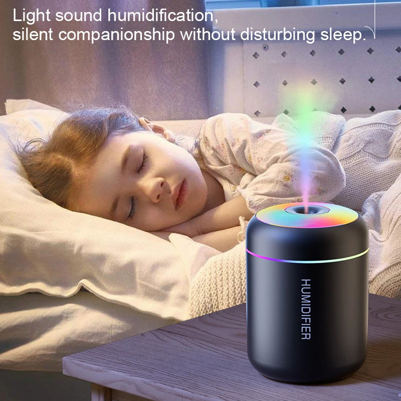 180ML Mini USB Aroma Diffuser – Portable Air Humidifier & Night Light